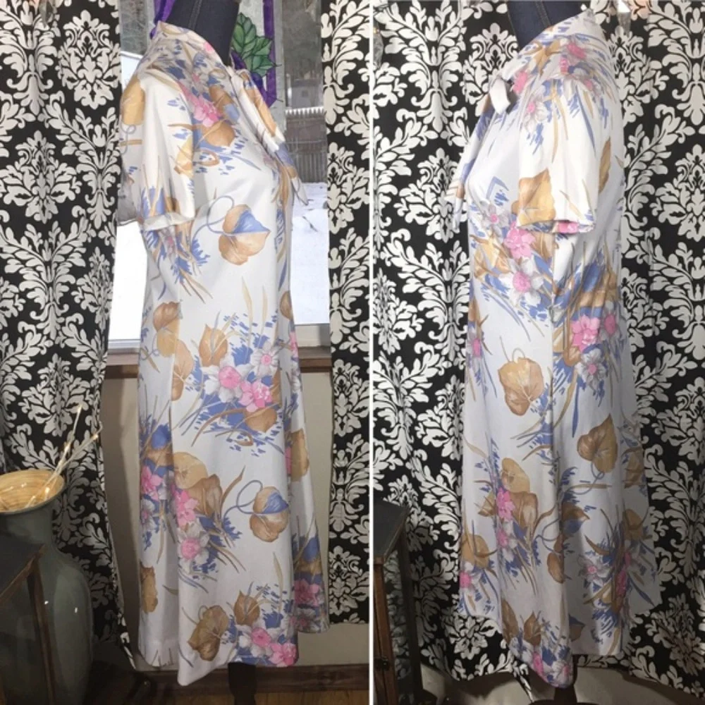 Vintage 60s 2pc Shift Scooter Dress & Jacket Sz 12